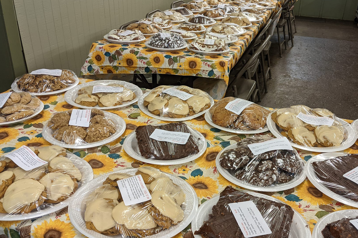 homemade cookies and brownies